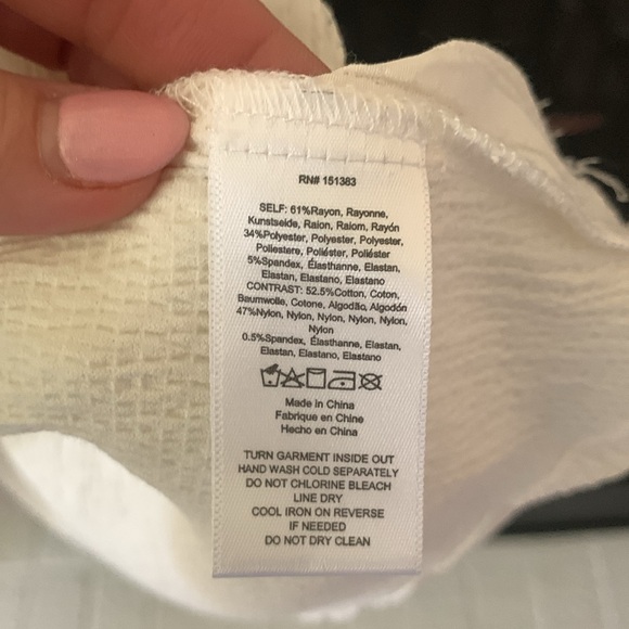 Anthropologie Current Air Rafia Plisse Top - Picture 5 of 7